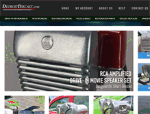 Tablet Screenshot of detroitdiecast.com